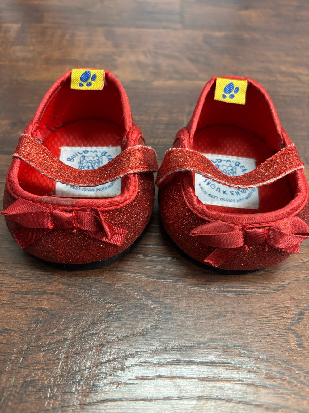 Build-A-Bear Workshop sparkly red flats Ruby Slippers